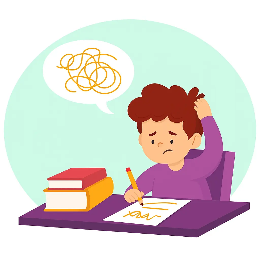 Icône troubles du langage écrit